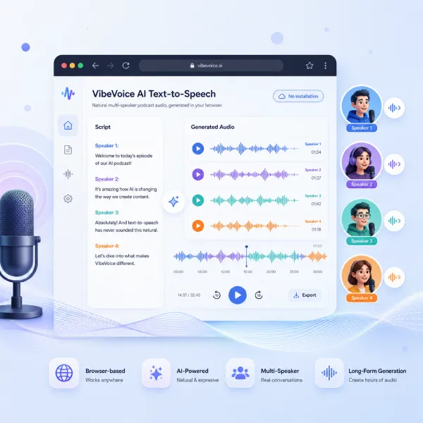VibeVoice AI Text-to-Speech overview