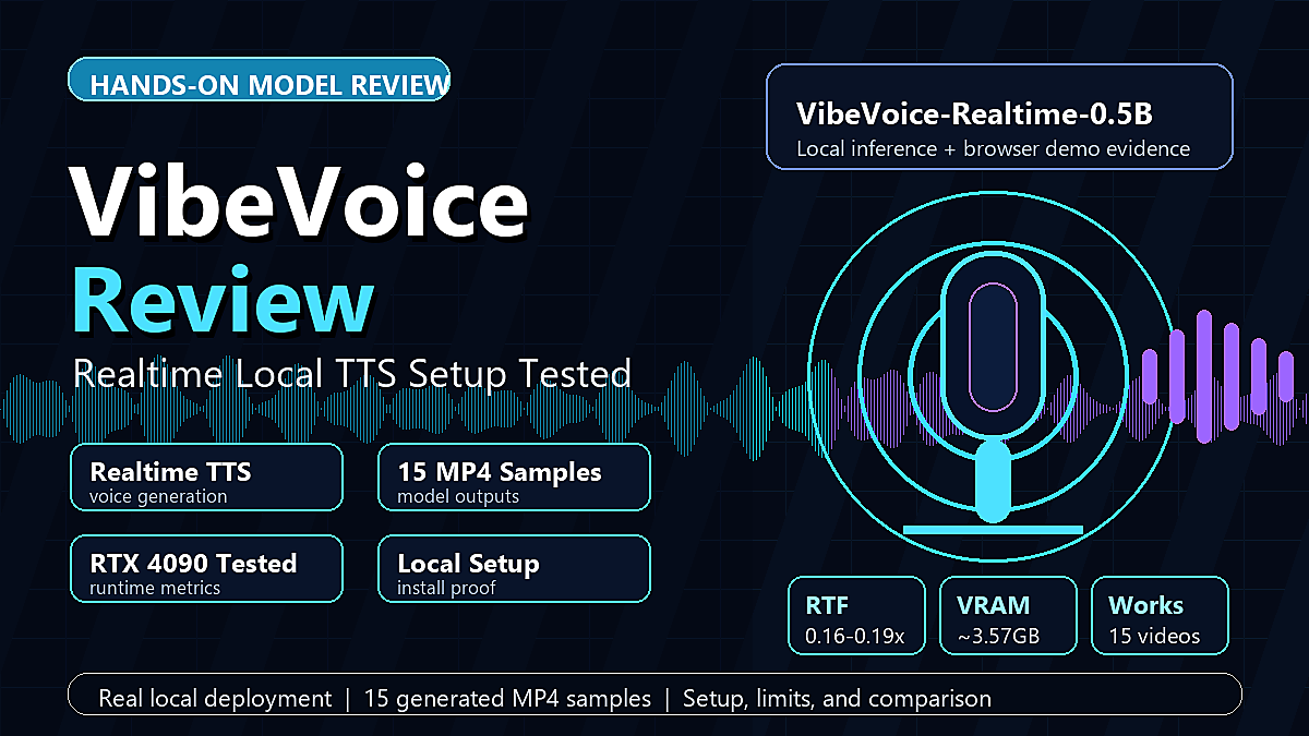 VibeVoice Review: Realtime Local TTS Setup Tested